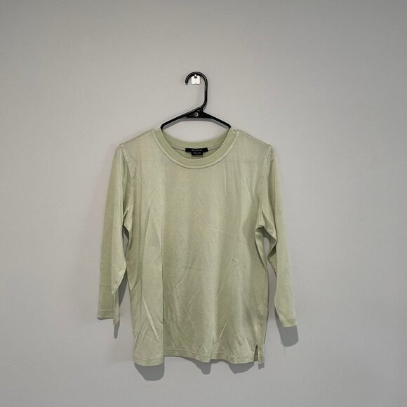Mel & Lisa Light Green Sweater Size S - Picture 2 of 11